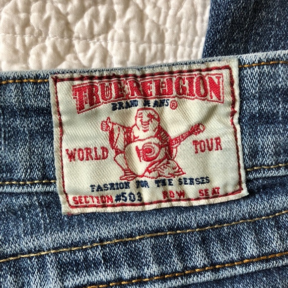 Low Rise Flare Jeans 💕True Religion💕 Joey - Picture 3 of 12